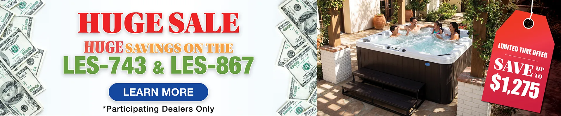 Calspas hot tub being used in a family setting - Marina Del Rey